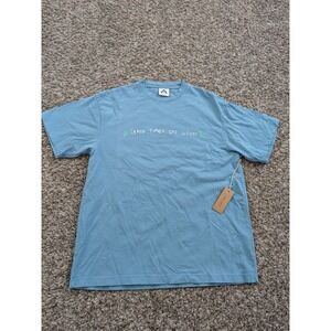 Wasted Collective Good Times Do Good‎ Logo T Shirt XS BLUE NWT USA Streetwear